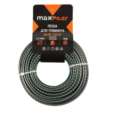 Леска для триммеров MAXPILER 3.0мм*15м, квадрат зубчатый (MLBT-13015)